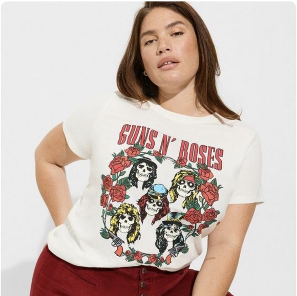 NWOT Torrid Guns 'N Roses Classic Fit Crew Tee - Picture 2 of 11